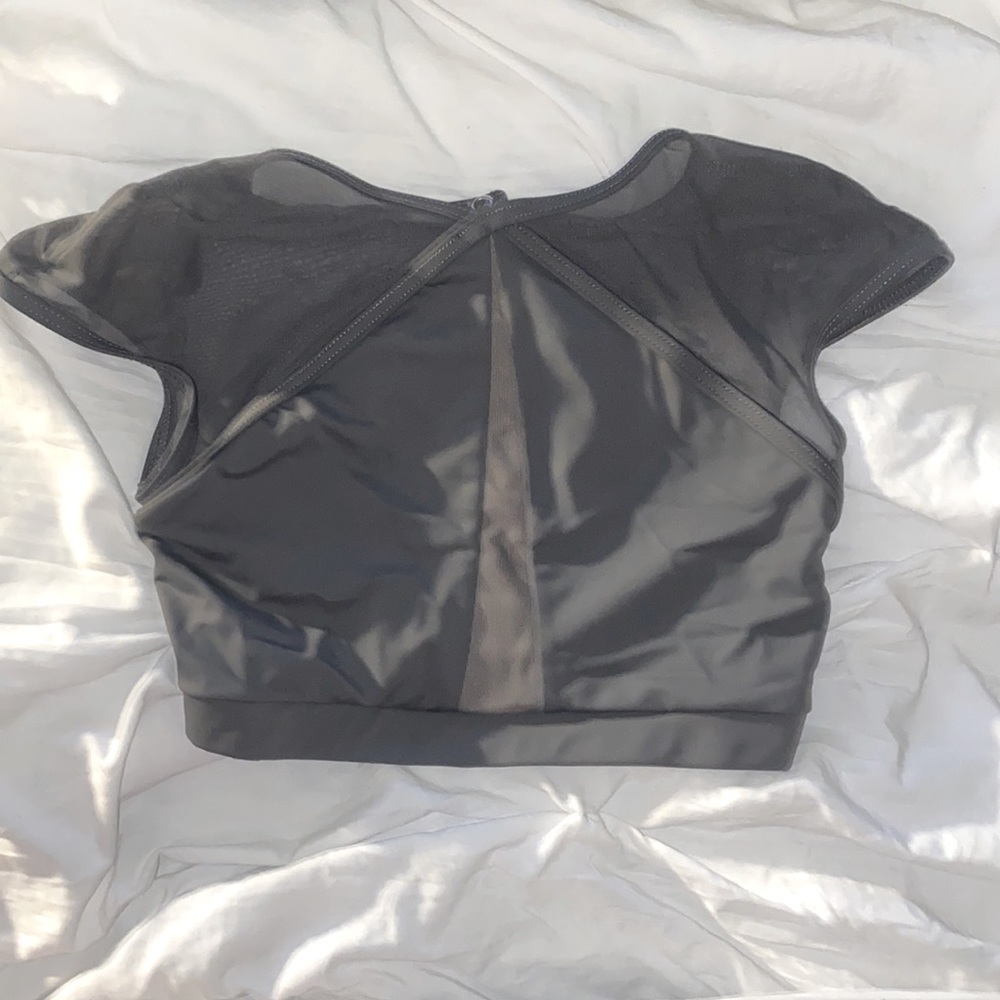 Illusion Mesh Crop Top